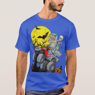 Skeletspleetspier Dinosaur T Rex Halloween Fun T-shirt