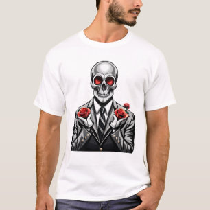 Skeletspruitbloemen T-shirt