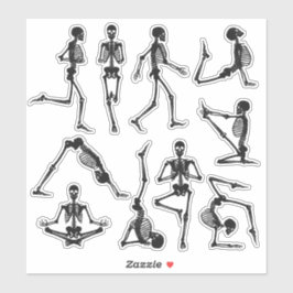 Skeletsticker voor de sloop sticker