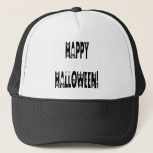 Skelettekst Halloween Trucker Pet