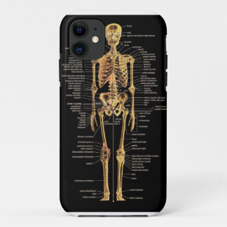 Skelettelefoonbedekking iPhone 11 Hoesje