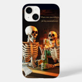 Skeletten aan een bar Case-Mate iPhone case (Achterkant)