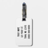 Skeletten Bagagelabel (Achterkant verticaal)