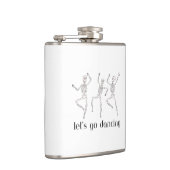 Skeletten Dansen op een Heupfles (Rechts)