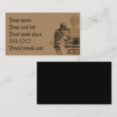 Skeletten en Dood Visitekaartjes (Voorkant / Achterkant)