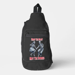 Skeletten Grooving: Drop the Beat Niet de Botten Sling Bag