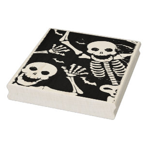 Skeletten - Halloween card making Rubberstempel