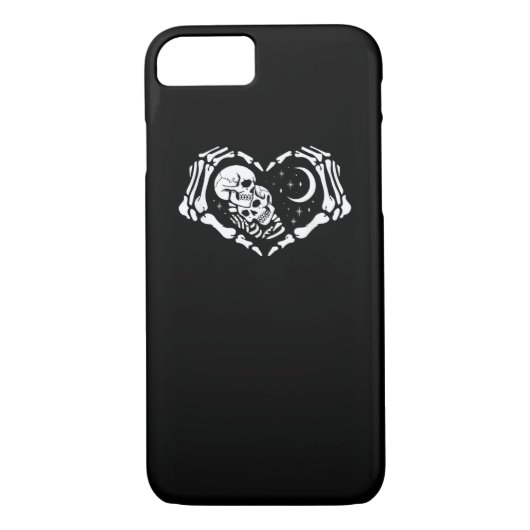 Skeletten hart handen Case-Mate iPhone case (Achterkant)