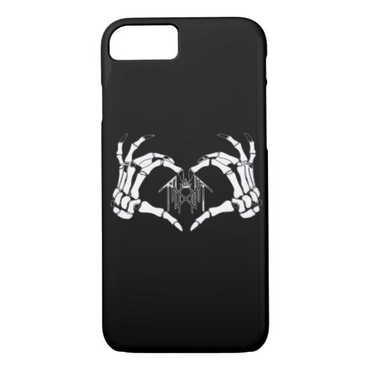 Skeletten, harthanden Case-Mate iPhone case (Achterkant)
