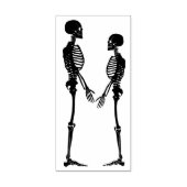 Skeletten Rubberstempel (Afrduk)