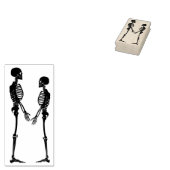 Skeletten Rubberstempel (Gestempeld)