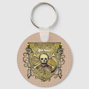 Skeletten Schild  Sleutelhanger