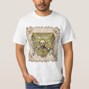 Skeletten Schild T-shirt