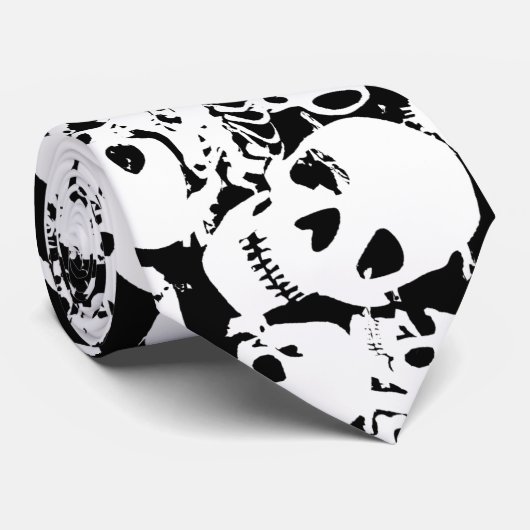 Skeletten Stropdas (Opgerold)