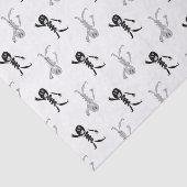 Skeletten Tissuepapier (Detail)