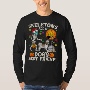 Skeletten zijn een hond beste vriend Shih Tzu Hall T-shirt