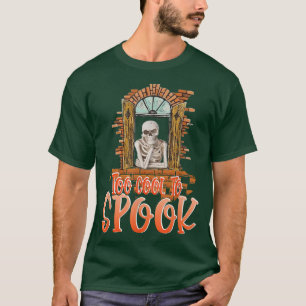 Skeletuitrusting Eenvoudig kostuum te koel om H te T-shirt