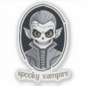 skeletvampier sticker (Voorkant)
