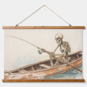 Skeletvissen Hangend Wandkleed (Voorkant)
