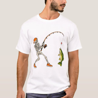 Skeletvisser Baarsvissen Halloween T-shirt