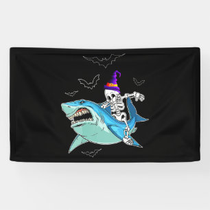 Skeletvlekken Funny - Crazy Halloween Gift Spandoek