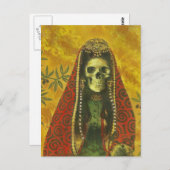 Skeletwitteontwerp Briefkaart (Voorkant / Achterkant)