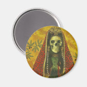 Skeletwitteontwerp Magneet (Voorkant / Achterkant)