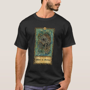 Skeletzijde voor Gothic Mystisch Vintage t T-shirt