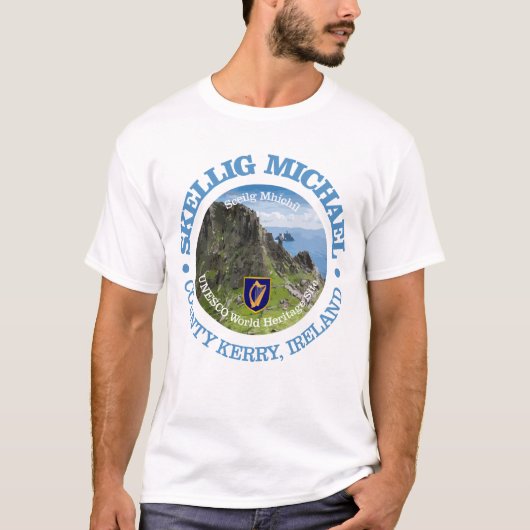 Skellig Michael (rood) T-shirt (Voorkant)