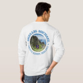 Skellig Michael (rood) T-shirt (Achterkant volledig)