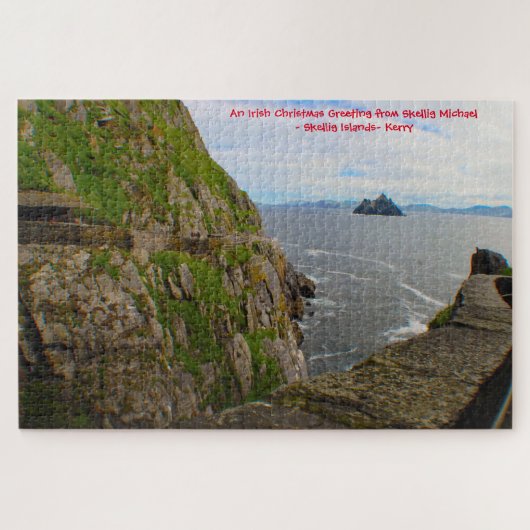 Skellig Michael Skellig-eilanden Kerry. Legpuzzel (Horizontaal)