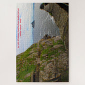Skellig Michael Skellig-eilanden Kerry. Legpuzzel (Verticaal)