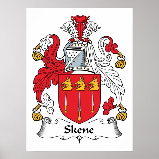 Skene Family Crest Poster (Voorkant)