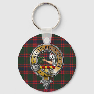 Skene Tartan & Badge Sleutelhanger