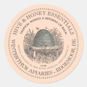  Skep Hive & Honey Essentials Apiary Label