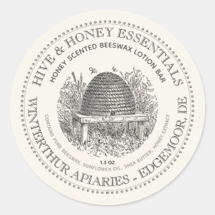 Skep Hive Producten Apiary Label