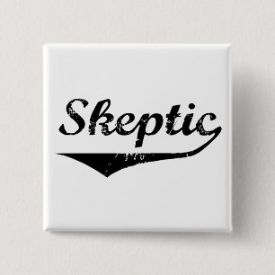 Skeptic 2 vierkante button 5,1 cm