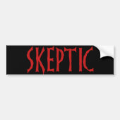 Skeptic Bumpersticker (Voorkant)