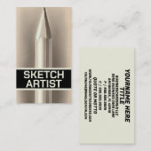 Sketch Artist Visitekaartje (Voorkant / Achterkant)