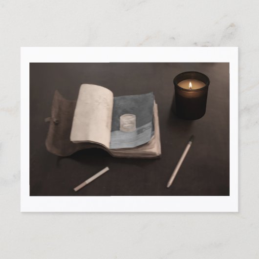 Sketch Book of Approachable Wolf #2 J. H. Thornton Briefkaart (Voorkant)