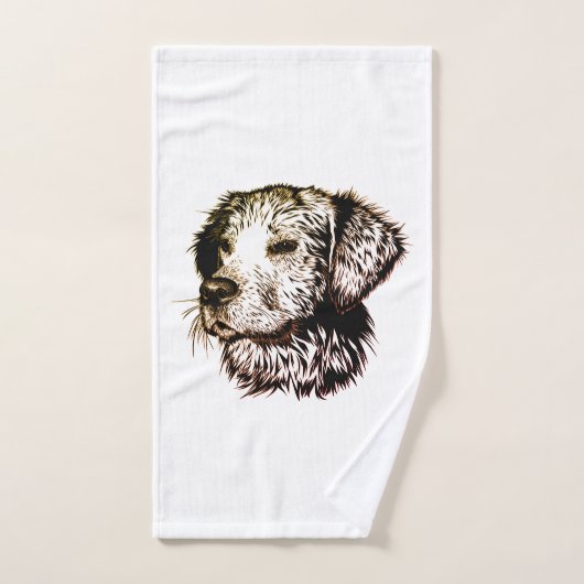 Sketch Brown (Serviette à main)