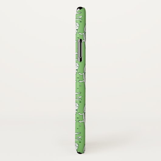 Sketch Crocodile Pattern Case-Mate iPhone Case (Achterkant / rechts)