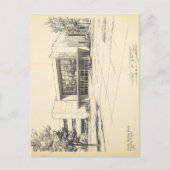  Sketch Hindu Monkey Boerderij Briefkaart (Voorkant)