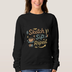 Sketch sip Repeat Trui
