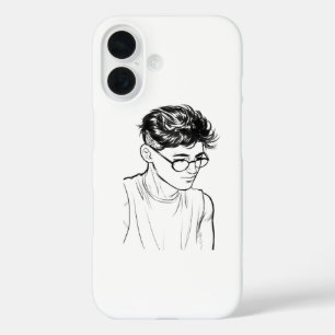 Sketch Soul Art Boy – Coque iPhone personnalisée