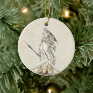 Sketch van Athena Keramisch Ornament – Klassiek Hu