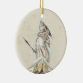 Sketch van Athena Keramisch Ornament – Klassiek Hu (Rechts)