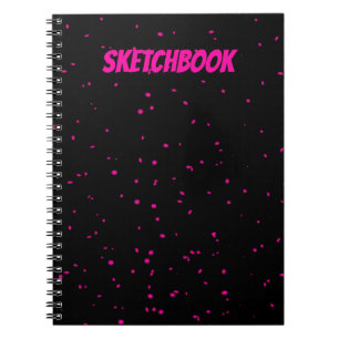 Sketchbook Black voor het tekenen van je kunst Notitieboek