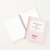 Sketchbook blush roze inspirerend quote notitieboek (Binnen)