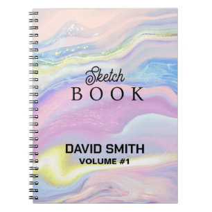 Sketchbook cadeau voor haar met aangepaste naamkle notitieboek